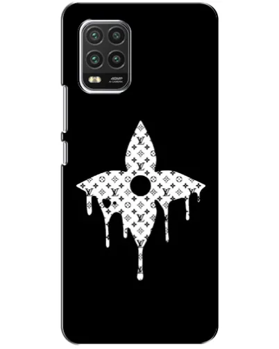 Чохол для Xiaomi Mi 10 Lite з картинкою «Квіткова монограма»