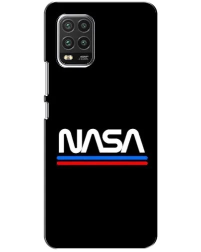 Чехол для Xiaomi Mi 10 Lite с картинкой «NASA — классика Red Blue» Чехол для Xiaomi Mi 10 Lite с картинкой «NASA — классика Red Blue»