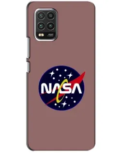 Чехол для Xiaomi Mi 10 Lite с картинкой «NASA — ретро космос»