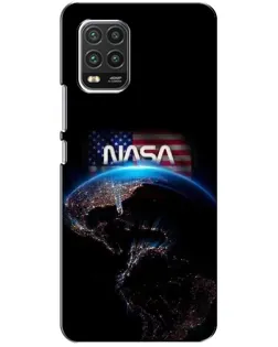 Чехол для Xiaomi Mi 10 Lite с картинкой «Земля из космоса NASA»