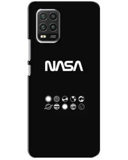 Чехол для Xiaomi Mi 10 Lite с картинкой «NASA — технический принт»