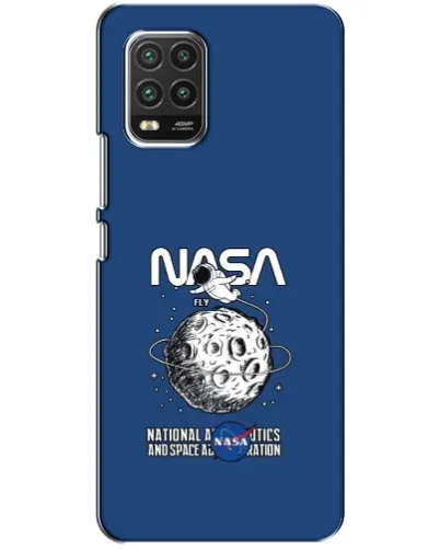 Чехол для Xiaomi Mi 10 Lite с картинкой «NASA — лунная миссия» Чехол для Xiaomi Mi 10 Lite с картинкой «NASA — лунная миссия»