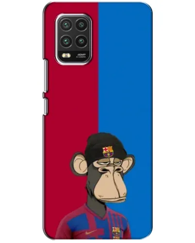 Чехол для Xiaomi Mi 10 Lite с картинкой «Bored Ape — фанат Барсы» Чехол для Xiaomi Mi 10 Lite с картинкой «Bored Ape — фанат Барсы»