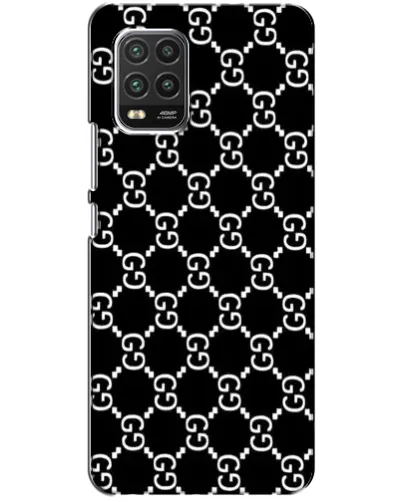 Чехол для Xiaomi Mi 10 Lite с картинкой «Gucci — сетчатый паттерн»