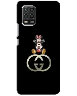 Чехол для Xiaomi Mi 10 Lite с картинкой «Минни Маус на лого»