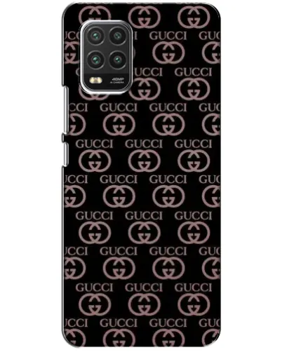 Чехол для Xiaomi Mi 10 Lite с картинкой «Классическая монограмма Gucci»