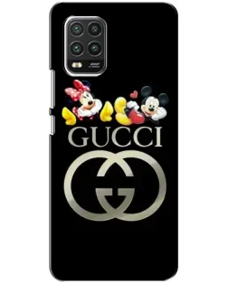 Чехол для Xiaomi Mi 10 Lite с картинкой «Gucci — герои Disney»