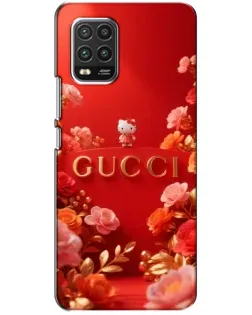 Чехол для Xiaomi Mi 10 Lite с картинкой «Gucci — золотой сад»