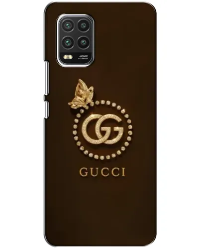 Чехол для Xiaomi Mi 10 Lite с картинкой «Gucci — золотая бабочка»