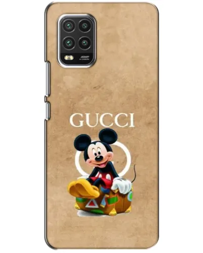 Чехол для Xiaomi Mi 10 Lite с картинкой «Микки Маус Gucci — крафт»