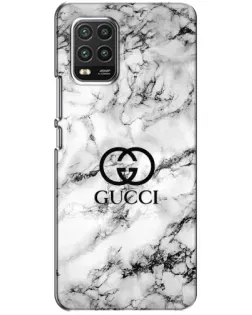 Чехол для Xiaomi Mi 10 Lite с картинкой «Gucci — мраморный шик»
