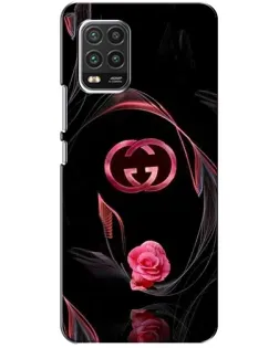 Чехол для Xiaomi Mi 10 Lite с картинкой «Gucci — неоновая роза»