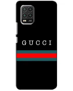 Чехол для Xiaomi Mi 10 Lite с картинкой «Gucci — красный пояс»