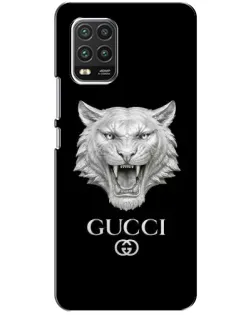 Чохол для Xiaomi Mi 10 Lite з картинкою «Gucci — срібний лев» Чохол для Xiaomi Mi 10 Lite з картинкою «Gucci — срібний лев»