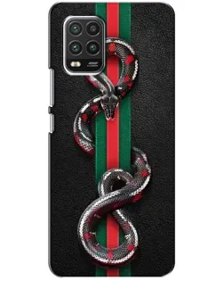 Чохол для Xiaomi Mi 10 Lite з картинкою «Gucci — змія на смузі» Чохол для Xiaomi Mi 10 Lite з картинкою «Gucci — змія на смузі»