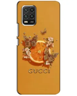 Чохол для Xiaomi Mi 10 Lite з картинкою «Gucci — золоті метелики» Чохол для Xiaomi Mi 10 Lite з картинкою «Gucci — золоті метелики»