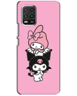 Чехол для Xiaomi Mi 10 Lite с картинкой «Трио My Melody и Kuromi» Чехол для Xiaomi Mi 10 Lite с картинкой «Трио My Melody и Kuromi»