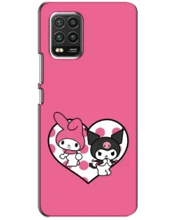 Чехол для Xiaomi Mi 10 Lite с картинкой «Kuromi и My Melody» Чехол для Xiaomi Mi 10 Lite с картинкой «Kuromi и My Melody»