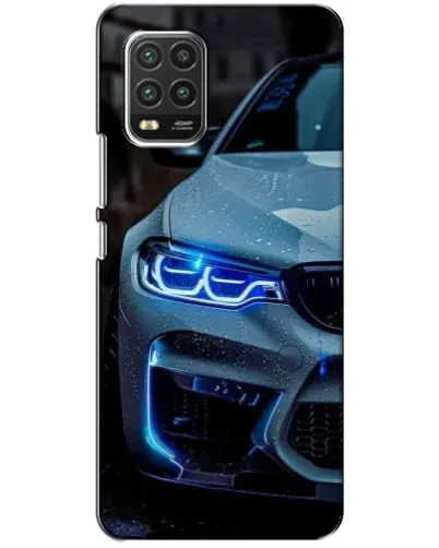 Чехол для Xiaomi Mi 10 Lite с картинкой «Взгляд BMW с синими фарами» Чехол для Xiaomi Mi 10 Lite с картинкой «Взгляд BMW с синими фарами»
