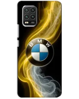 Чехол для Xiaomi Mi 10 Lite с картинкой «Золотистый дым BMW»