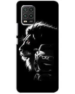 Чехол для Xiaomi Mi 10 Lite с картинкой «BMW и лев»