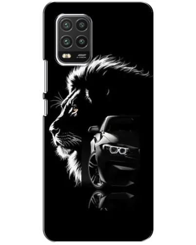 Чехол для Xiaomi Mi 10 Lite с картинкой «BMW и лев» Чехол для Xiaomi Mi 10 Lite с картинкой «BMW и лев»
