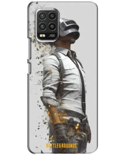 Чехол для Xiaomi Mi 10 Lite с картинкой «PUBG — боец в пыли» Чехол для Xiaomi Mi 10 Lite с картинкой «PUBG — боец в пыли»