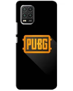Чехол для Xiaomi Mi 10 Lite с картинкой «PUBG — рамка лого»