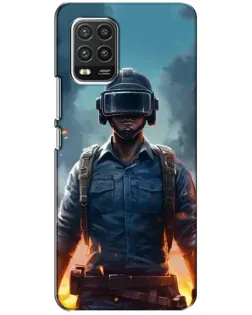 Чехол для Xiaomi Mi 10 Lite с картинкой «PUBG — реалистичный герой»