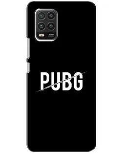 Чехол для Xiaomi Mi 10 Lite с картинкой «PUBG — белый логотип»