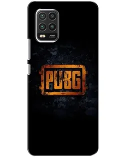 Чехол для Xiaomi Mi 10 Lite с картинкой «PUBG — золотой логотип»