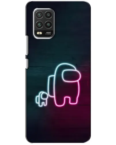Чехол для Xiaomi Mi 10 Lite с картинкой «Among Us неон-арт» Чехол для Xiaomi Mi 10 Lite с картинкой «Among Us неон-арт»
