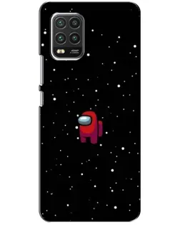 Чехол для Xiaomi Mi 10 Lite с картинкой «Красный Among Us»