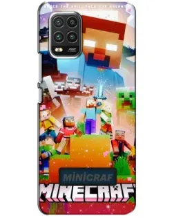 Чехол для Xiaomi Mi 10 Lite с картинкой «Minecraft герои игры» Чехол для Xiaomi Mi 10 Lite с картинкой «Minecraft герои игры»