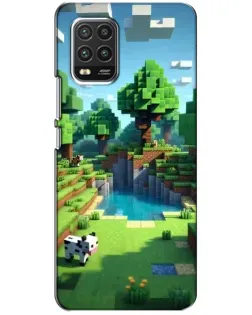Чехол для Xiaomi Mi 10 Lite с картинкой «Minecraft летний день»