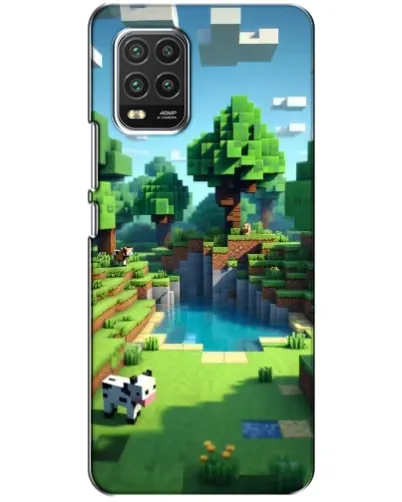 Чехол для Xiaomi Mi 10 Lite с картинкой «Minecraft летний день»