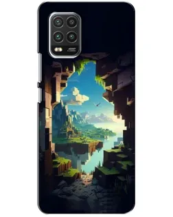 Чехол для Xiaomi Mi 10 Lite с картинкой «Вид из пещеры»