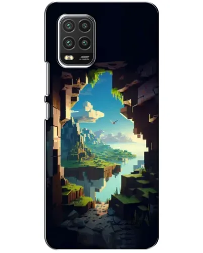 Чехол для Xiaomi Mi 10 Lite с картинкой «Вид из пещеры»