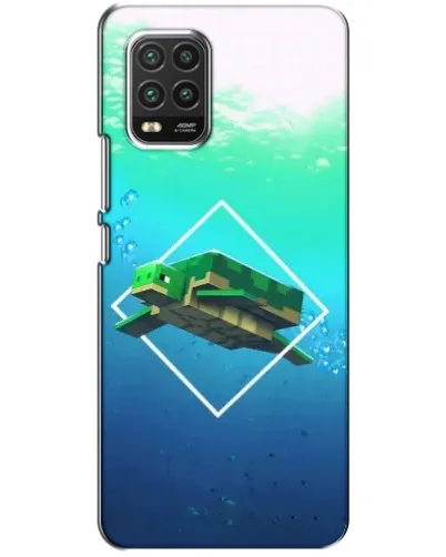 Чехол для Xiaomi Mi 10 Lite с картинкой «Черепаха Minecraft»