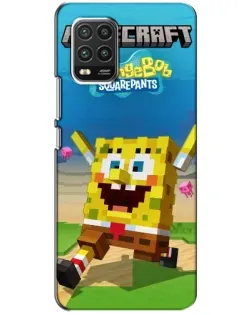 Чохол для Xiaomi Mi 10 Lite з картинкою «Губка Боб Minecraft» Чохол для Xiaomi Mi 10 Lite з картинкою «Губка Боб Minecraft»