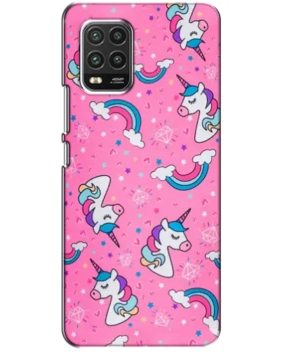 Чехол для Xiaomi Mi 10 Lite с картинкой «Unicorn паттерн розовый» Чехол для Xiaomi Mi 10 Lite с картинкой «Unicorn паттерн розовый»