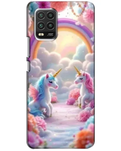 Чехол для Xiaomi Mi 10 Lite с картинкой «Радуга и единороги» Чехол для Xiaomi Mi 10 Lite с картинкой «Радуга и единороги»