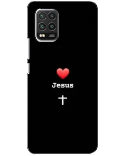 Чехол для Xiaomi Mi 10 Lite с картинкой «Сердце - Jesus» Чехол для Xiaomi Mi 10 Lite с картинкой «Сердце - Jesus»