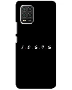Чехол для Xiaomi Mi 10 Lite с картинкой «Точки веры J.E.S.U.S.»