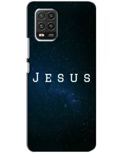 Чехол для Xiaomi Mi 10 Lite с картинкой «Звездное небо Jesus»