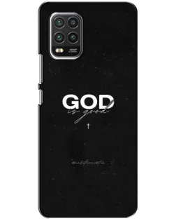 Чехол для Xiaomi Mi 10 Lite с картинкой «GOD — Бог над всем»