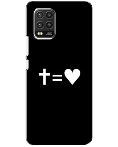 Чехол для Xiaomi Mi 10 Lite с картинкой «Крест и Сердце» Чехол для Xiaomi Mi 10 Lite с картинкой «Крест и Сердце»