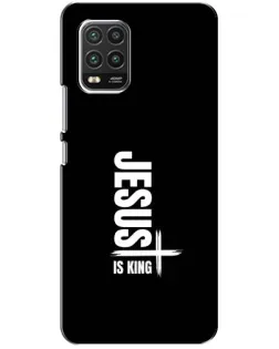 Чехол для Xiaomi Mi 10 Lite с картинкой «Вертикаль веры Jesus»