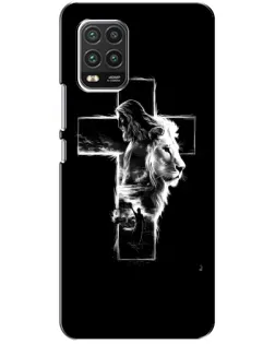 Чохол для Xiaomi Mi 10 Lite з картинкою «Сяючий хрест Jesus»