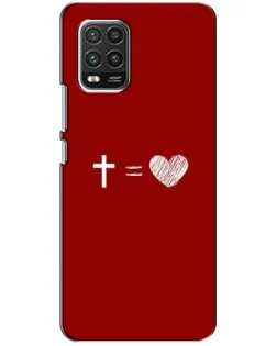 Чохол для Xiaomi Mi 10 Lite з картинкою «Рівняння любові»